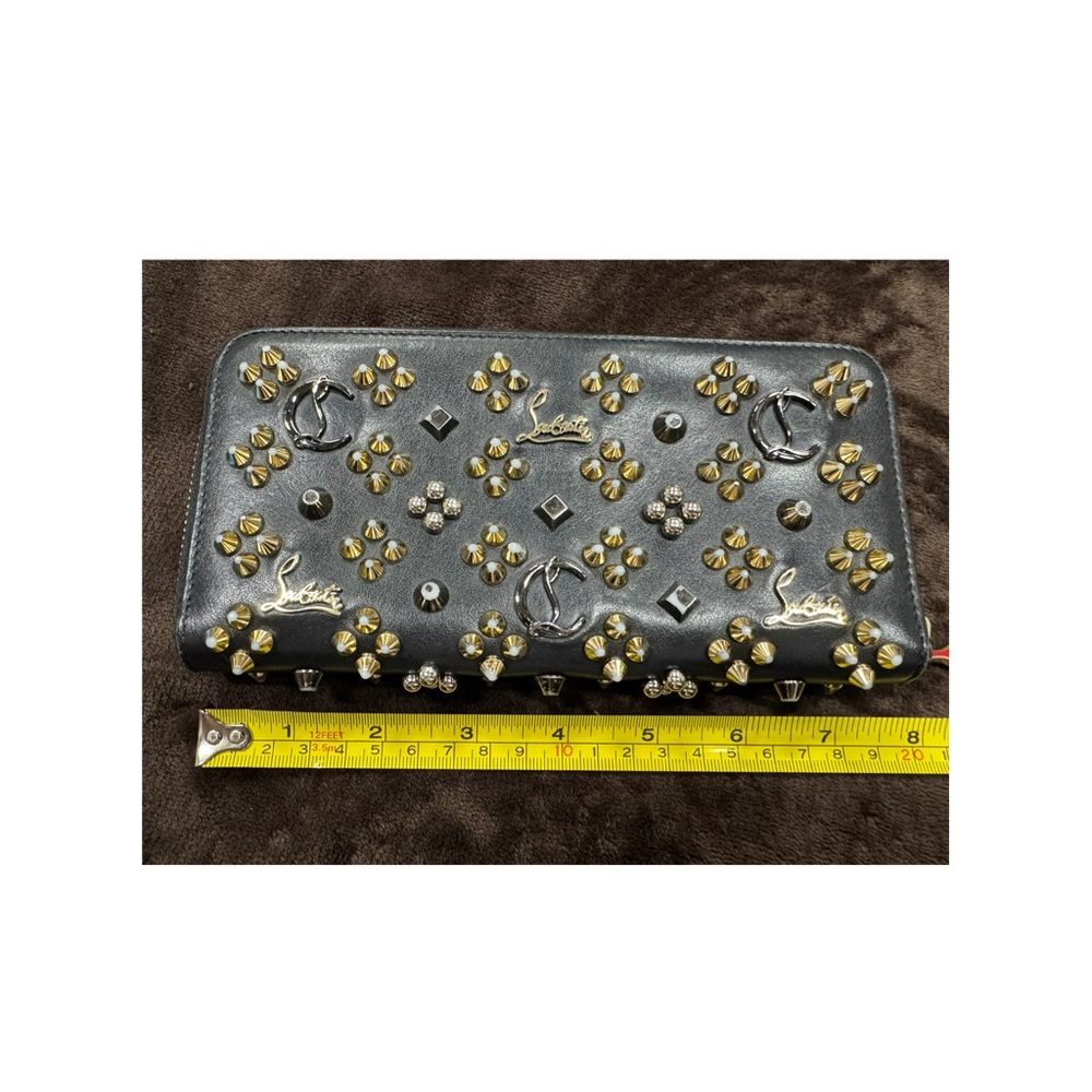 Christian Louboutin Women's Panettone Studded Calfskin Wallet - Picture 16 of 17